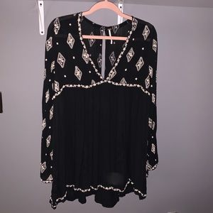 Free people black tunic